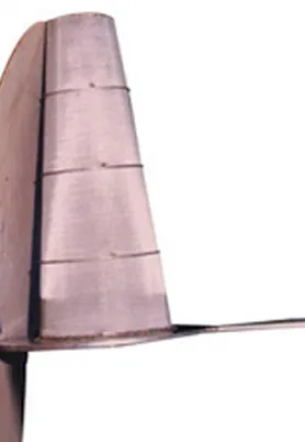 Metal conical in-line strainer with fine mesh screen used for removing contaminants from fluid lines in industrial piping systems